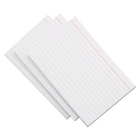 Picture of Ruled Index Cards, 3 x 5, White, 100/PackUNV-47210