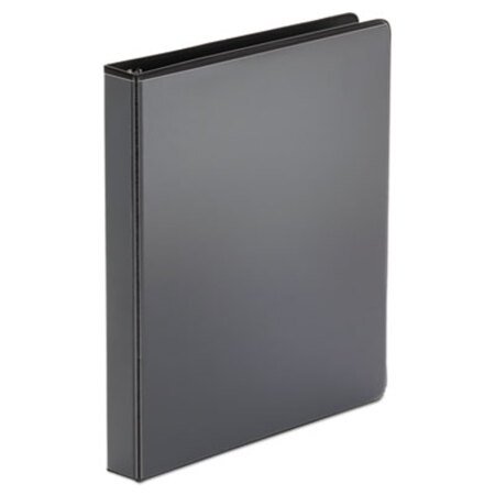 Picture of Economy Round Ring View Binder, 3 Rings, 1" Capacity, 11 x 8.5, BlackUNV-20961