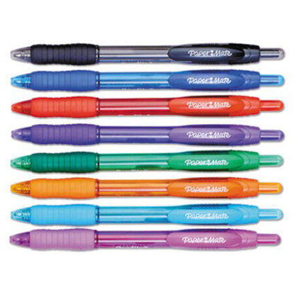 Picture of Profile Ballpoint Pen, Retractable, Bold 1.4 mm, Assorted Ink and Barrel Colors, 8/PackPAP-1960662