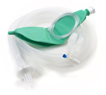 Picture of McKesson Anesthesia Breathing Circuit Expandable Tube 60 Inch Tube Dual Limb Adult 3 Liter Bag Single Patient Use16-D60