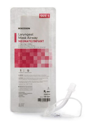 Picture of McKesson Laryngeal Mask Neonate / Infant User Size 1 Clear PVC Sterile Disposable159-001