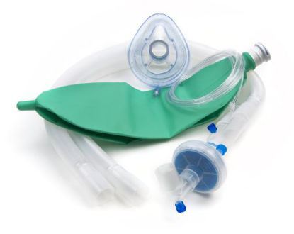 Picture of McKesson Anesthesia Breathing Circuit Expandable Tube 96 Inch Tube Dual Limb Adult 3 Liter Bag Single Patient Use16-D96M