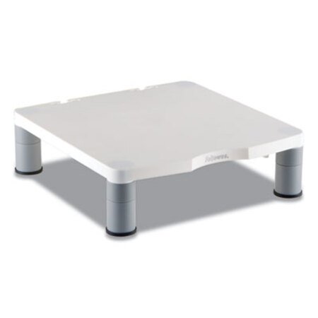 Picture of Standard Monitor Riser, For 21" Monitors, 13.38" x 13.63" x 2" to 4", Platinum/Graphite, Supports 60 lbsFEL-91712