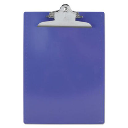 Picture of Recycled Plastic Clipboard w/Ruler Edge, 1" Clip Cap, 8.5 x 11 Sheets, PurpleSAU-21606