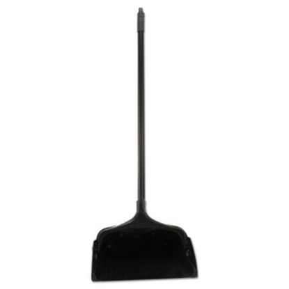 Picture of Lobby Pro Upright Dustpan, w/Wheels, 12 1/2 ", Polypropylene w/Vinyl Coat, BlackRCP-253100BK