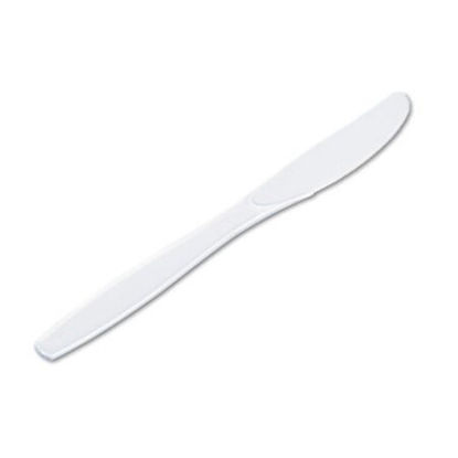 Picture of Plastic Cutlery, Heavyweight Knives, White, 1,000/CartonDXE-KH217
