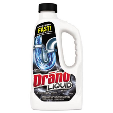 Picture of Liquid Drain Cleaner, 32 oz Safety Cap BottleSJN-318593EA