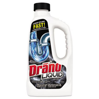 Picture of Liquid Drain Cleaner, 32 oz Safety Cap BottleSJN-318593EA
