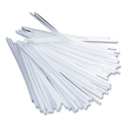 Picture of Plastic Stir Sticks, 5", Plastic, White, 1000/BoxOFX-STR5
