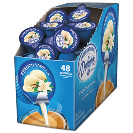 Picture of Flavored Liquid Non-Dairy Coffee Creamer, French Vanilla, 0.4375 oz Cup, 48/BoxITD-02282