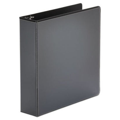 Picture of Economy Round Ring View Binder, 3 Rings, 2" Capacity, 11 x 8.5, BlackUNV-20981