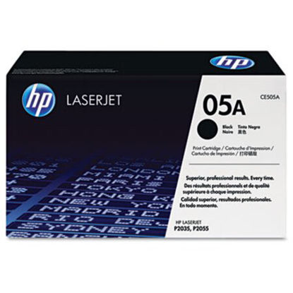 Picture of HP 05A, (CE505A) Black Original LaserJet Toner CartridgeHEW-CE505A