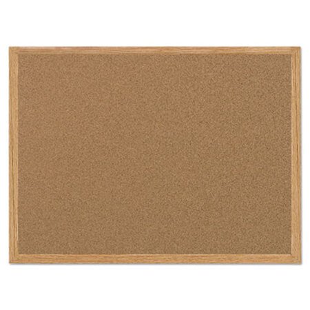 Picture of Value Cork Bulletin Board with Oak Frame, 24 x 36, NaturalBVC-MC070014231