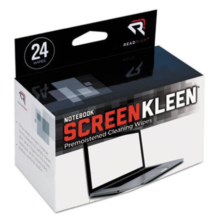 Picture of Notebook ScreenKleen Pads, Cloth, 7 x 5, White, 24/BoxREA-RR1217