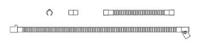 Picture of Humidification Circuit Corrugated Tube 60 Inch Tube Single Limb Adult Single Patient UseRT114