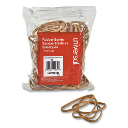 Picture of Rubber Bands, Size 32, 0.04" Gauge, Beige, 4 oz Box, 205/PackUNV-00432