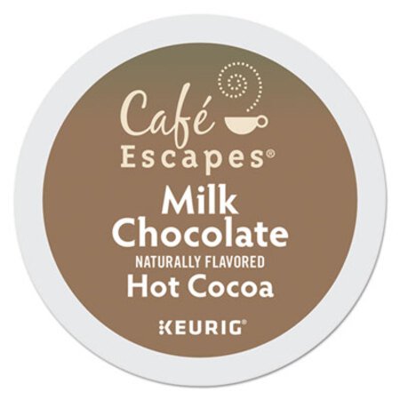 Picture of Café Escapes Milk Chocolate Hot Cocoa K-Cups, 24/BoxGMT-6801