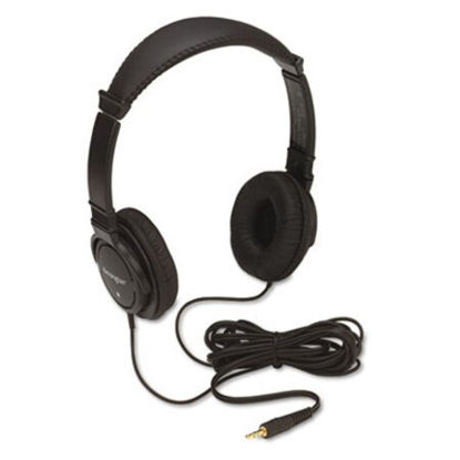 Picture of Hi-Fi Headphones, Plush Sealed Earpads, BlackKMW-33137