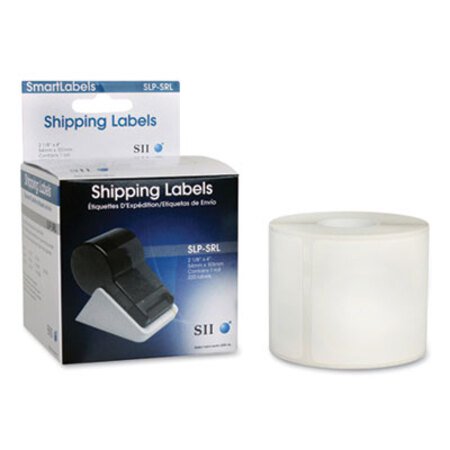 Picture of SLP-SRL Self-Adhesive Wide Shipping Labels, 2.12" x 4", White, 220 Labels/RollSKP-SLPSRL