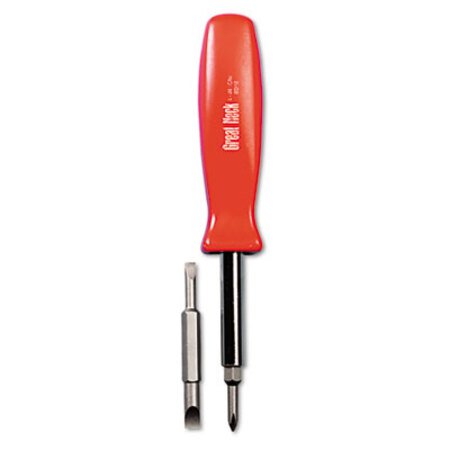 Picture of 4 in-1 Screwdriver w/Interchangeable Phillips/Standard Bits, Assorted ColorsGNS-SD4BC