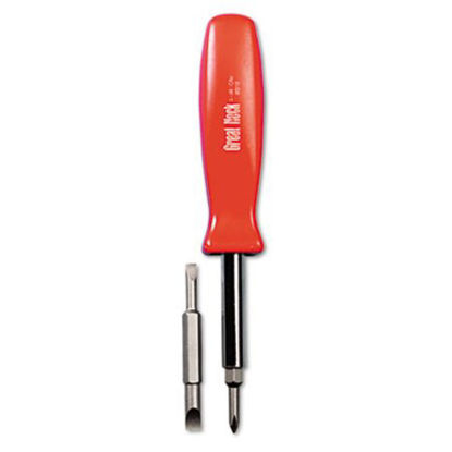 Picture of 4 in-1 Screwdriver w/Interchangeable Phillips/Standard Bits, Assorted ColorsGNS-SD4BC