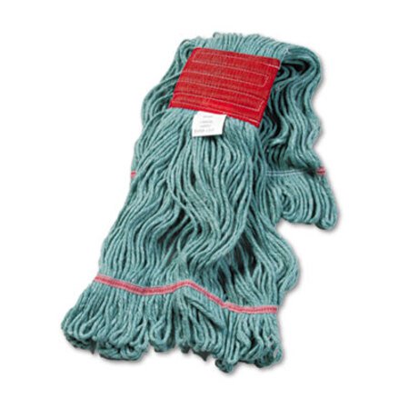 Picture of Super Loop Wet Mop Head, Cotton/Synthetic Fiber, 5" Headband, Large Size, GreenBWK-503GNEA