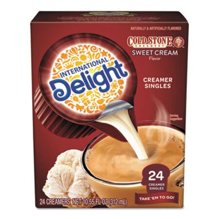 Picture of Flavored Liquid Non-Dairy Creamer, Coldstone Sweet Cream, Mini Cups, 24/BoxITD-102579