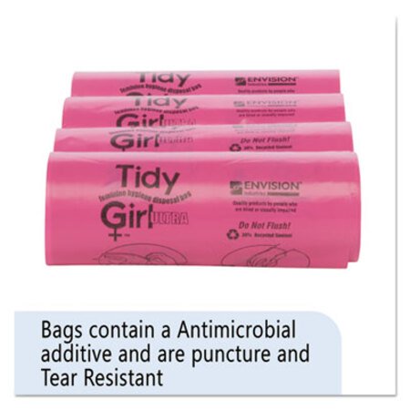 Picture of Feminine Hygiene Sanitary Disposal Bags, 4" x 10", Natural, 600/CartonSTO-TGUF
