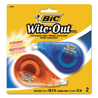 Picture of Wite-Out EZ Correct Correction Tape, Non-Refillable, 1/6" x 472", 2/PackBIC-WOTAPP21