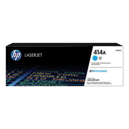 Picture of HP 414A, (W2021A) Cyan Original LaserJet Toner CartridgeHEW-W2021A