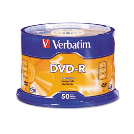 Picture of DVD-R Discs, 4.7GB, 16x, Spindle, Silver, 50/PackVER-95101