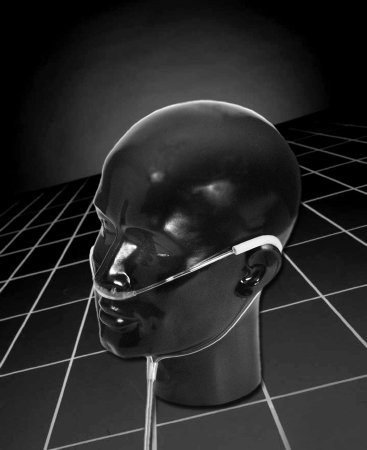 Picture of Nasal Cannula with Ear Cushions Low Flow Delivery Salter-Style® TLCannula™ Adult Curved Prong / NonFlared Tip1600TLC-14-25