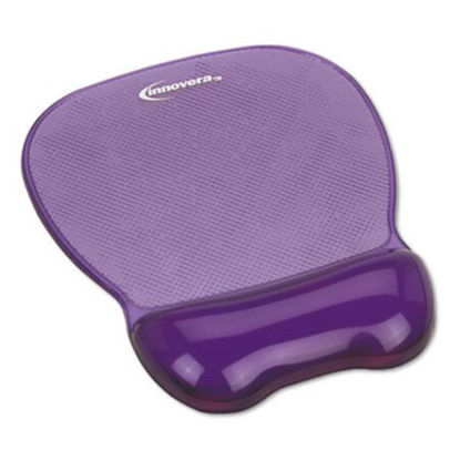 Picture of Gel Mouse Pad w/Wrist Rest, Nonskid Base, 8-1/4 x 9-5/8, PurpleIVR-51440