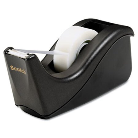 Picture of Value Desktop Tape Dispenser, 1" Core, Two-Tone BlackMMM-C60BK