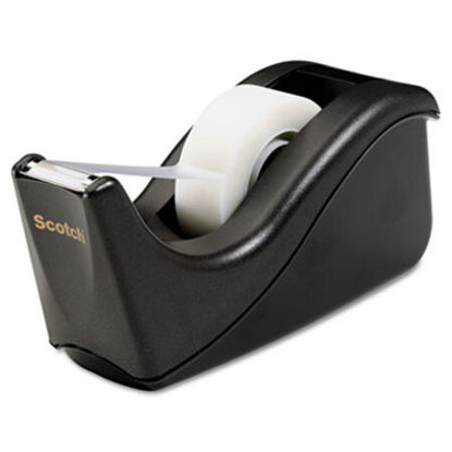 Picture of Value Desktop Tape Dispenser, 1" Core, Two-Tone BlackMMM-C60BK