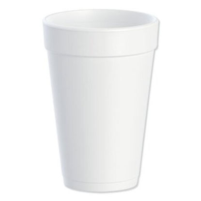 Picture of Foam Drink Cups, 16oz, White, 25/Bag, 40 Bags/CartonDCC-16J16