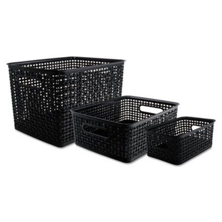 Picture of Weave Bins, 13.63 x 10.75 x 9, Black, 3/PackAVT-40329