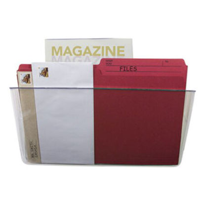 Picture of Wall File, Letter, 13 x 7, Single Pocket, ClearSTX-70213U06C