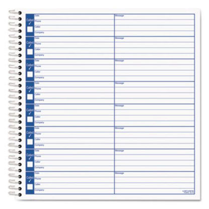 Picture of Voice Message Log Books, 8 1/2 x 8 1/4, 800-Message BookTOP-4416