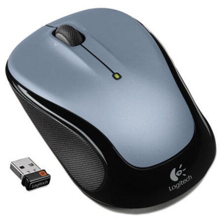 Picture of M325 Wireless Mouse, 2.4 GHz Frequency/30 ft Wireless Range, Left/Right Hand Use, SilverLOG-910002332