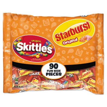 Picture of Skittles/Starburst Fun Size, Variety, Individually WrappedSKT-34777