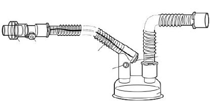 Picture of Respironics® Ventilator Circuit Pediatric Without Bag Single Patient Use Passive Circuit1073225