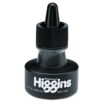 Picture of Waterproof Pigmented Drawing Ink, Black, 1oz BottleHIG-44201