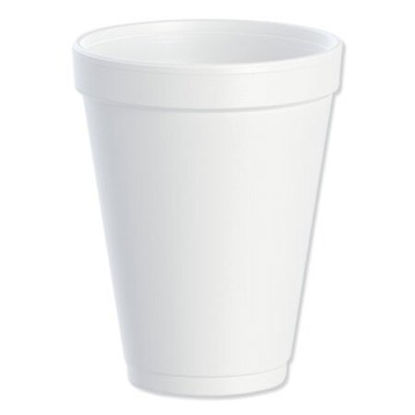 Picture of Foam Drink Cups, 12oz, White, 25/Bag, 40 Bags/CartonDCC-12J12