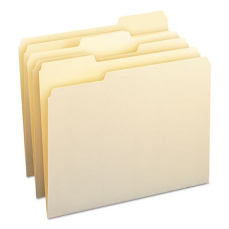 Picture of Manila File Folders, 1/3-Cut Tabs, Letter Size, 100/BoxSMD-10330
