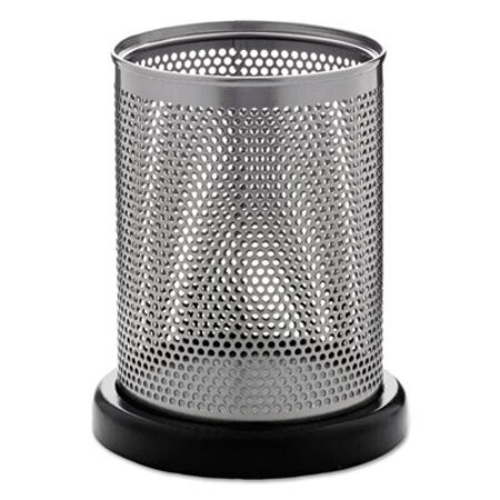 Picture of Distinctions Pencil Cup, 3 1/2 dia. x 4 1/2, Metal/BlackROL-E23569