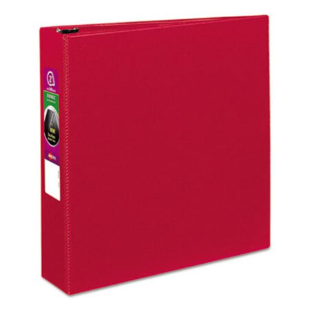 Picture of Durable Non-View Binder with DuraHinge and Slant Rings, 3 Rings, 2" Capacity, 11 x 8.5, RedAVE-27203