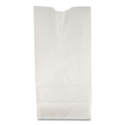 Picture of Grocery Paper Bags, 35 lbs Capacity, #6, 6"w x 3.63"d x 11.06"h, White, 500 BagsBAG-GW6500