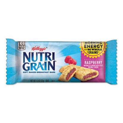 Picture of Nutri-Grain Soft Baked Breakfast Bars, Raspberry, Indv Wrapped 1.3 oz Bar, 16/BoxKEB-35845