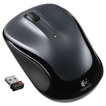 Picture of M325 Wireless Mouse, 2.4 GHz Frequency/30 ft Wireless Range, Left/Right Hand Use, BlackLOG-910002974
